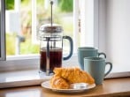 Coffee and croissants Coffee and croissants